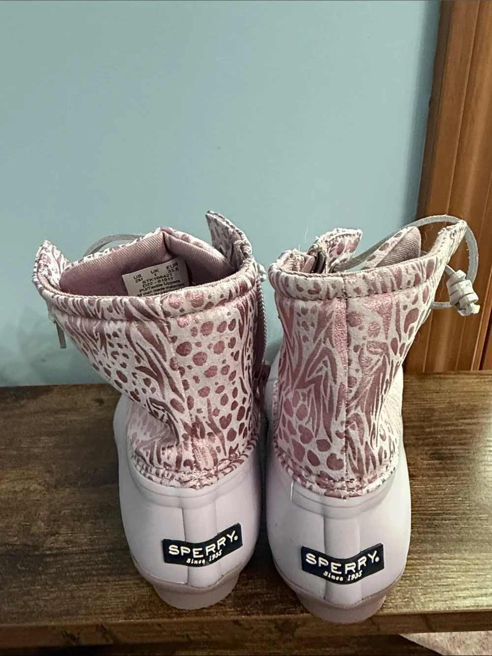Girls Sperry Duck Boots - Waterproof Ankle Rain Shoes